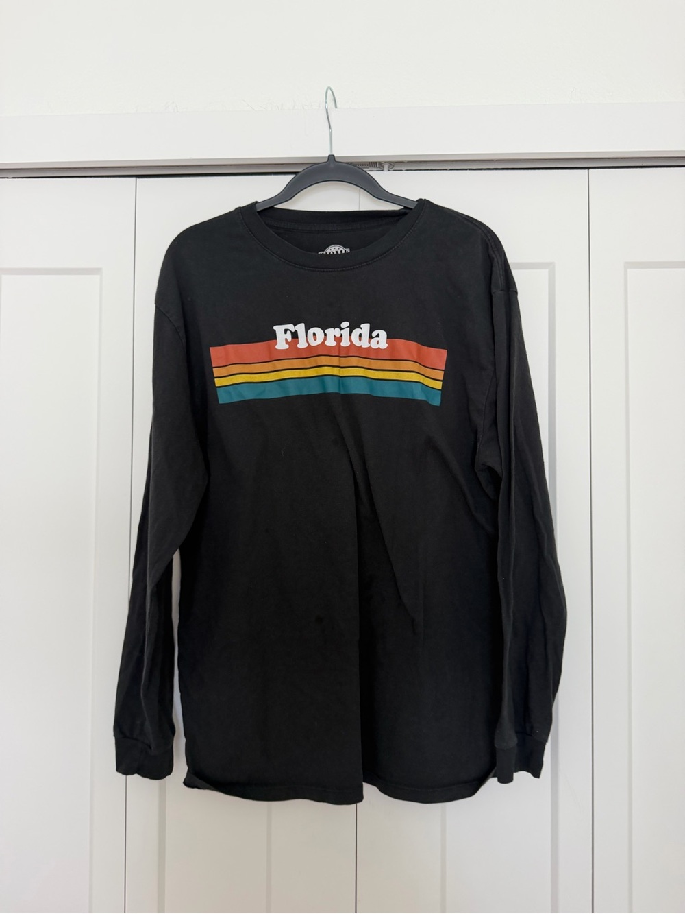Florida Graphic Long Sleeve Shirt - Black